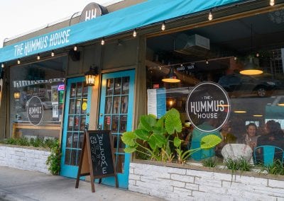Exterior of The Hummus House