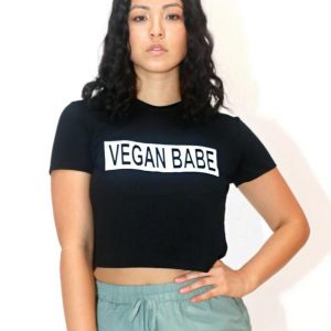 Vegan Babe Block Crop