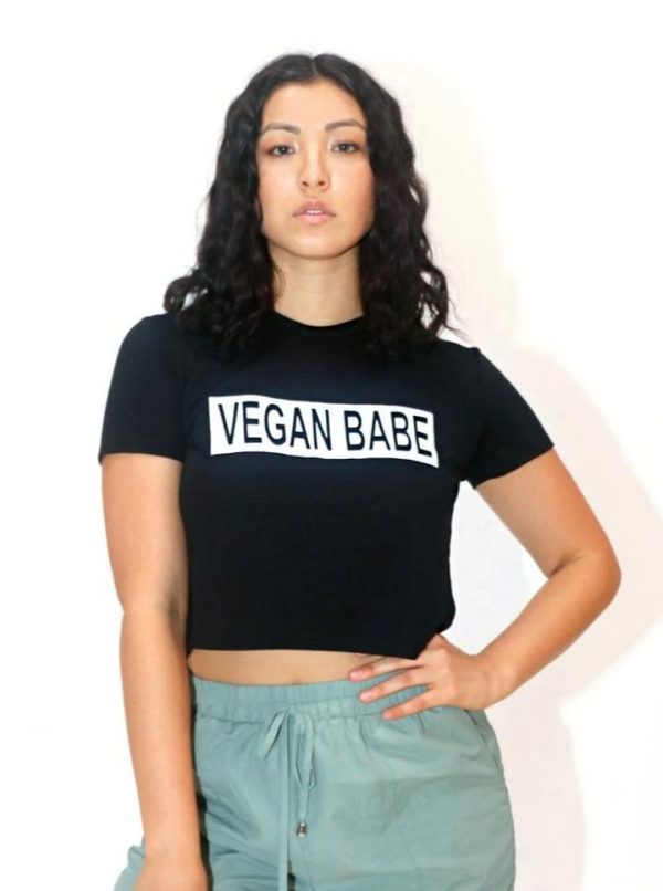 Vegan Babe Block Crop