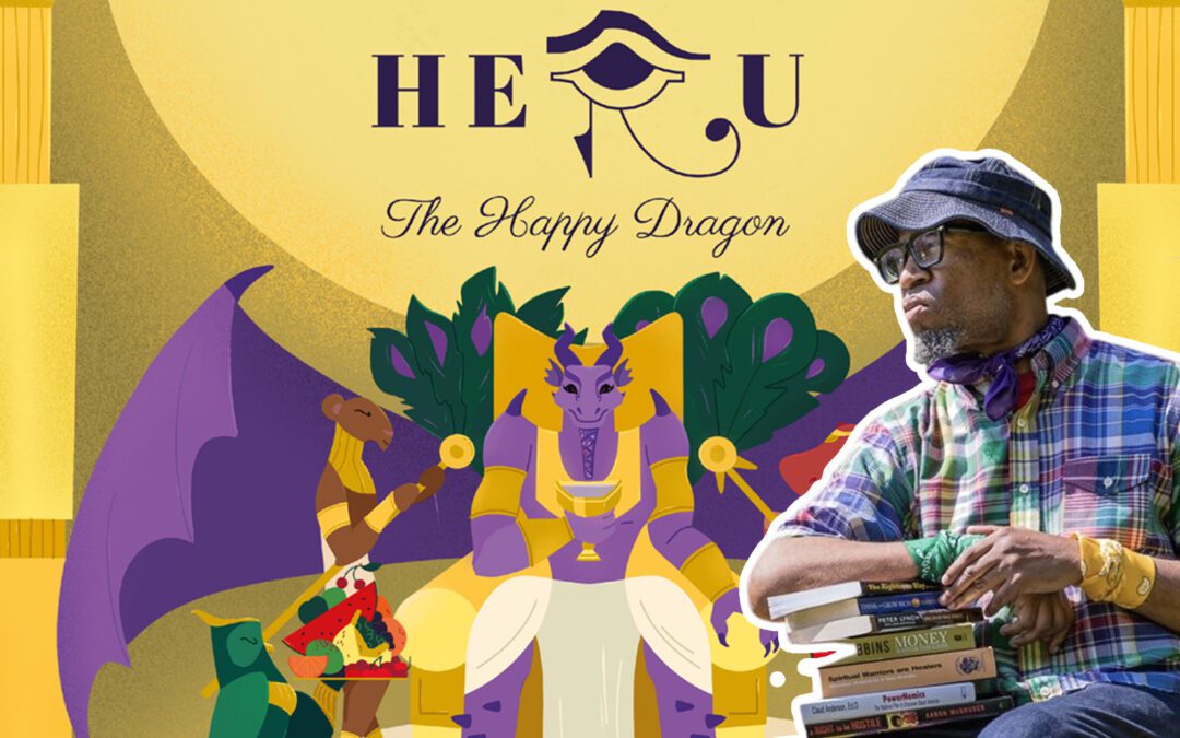 Heru the Happy Dragon Inspires Love and Imagination